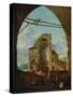 The Demolition of the Abbey of Montmartre, C1740-1800-Louis Gabriel Moreau-Stretched Canvas