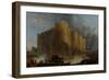 The Demolition of the Bastille, July 14, 1789-Hubert Robert-Framed Giclee Print