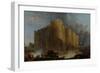 The Demolition of the Bastille, July 14, 1789-Hubert Robert-Framed Giclee Print