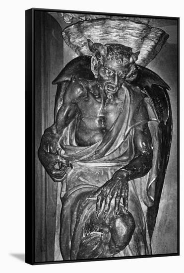 The Demon Asmodeus, the Church of St Mary Magdalen, Rennes-Le-Chateau, France-Simon Marsden-Framed Stretched Canvas