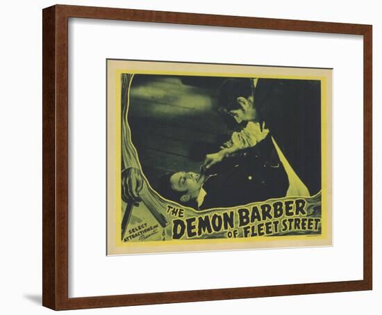 The Demon Barber of Fleet Street, 1939-null-Framed Art Print