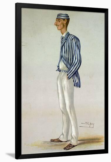 The Demon Bowler, from 'Vanity Fair', 13th July 1878-Leslie Mathew Ward-Framed Giclee Print