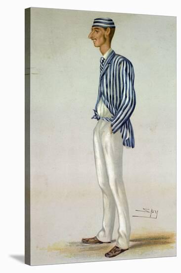 The Demon Bowler, from 'Vanity Fair', 13th July 1878-Leslie Mathew Ward-Stretched Canvas