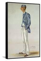 The Demon Bowler, from 'Vanity Fair', 13th July 1878-Leslie Mathew Ward-Framed Stretched Canvas