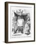 The Demon Butcher, or the Real Rinderpest, 1865-John Tenniel-Framed Giclee Print