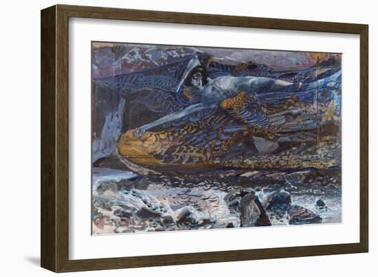 The Demon Downcast-Mikhail Alexandrovich Vrubel-Framed Giclee Print