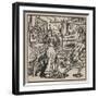 The Demon of Vanity and the Coquette, Illustration from 'Der Ritter Vom Turm', 1498-Albrecht Dürer-Framed Giclee Print