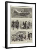 The Demon Torpedo-Boat, a Legend of the Manoeuvres-null-Framed Giclee Print