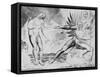 The Demons Tormenting Ceampolo by William Blake-William Blake-Framed Stretched Canvas