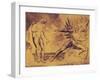 The Demons Tormenting Ceampolo by William Blake-William Blake-Framed Giclee Print