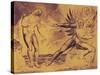 The Demons Tormenting Ceampolo by William Blake-William Blake-Stretched Canvas