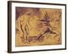 The Demons Tormenting Ceampolo by William Blake-William Blake-Framed Giclee Print