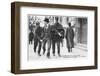 The Demonstration For the 1st May in Paris, a Bustling Arrest, Postcard by E.Le Deley-null-Framed Photographic Print