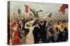 The Demonstration of 17th October, 1905, C1900-1930-Il'ya Repin-Stretched Canvas