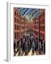 The Demonstration-PJ Crook-Framed Giclee Print