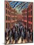 The Demonstration-PJ Crook-Mounted Giclee Print