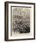 The Demonstrations in the North of Ireland, Mr Balfour Leaving the Railway-Station at Belfast-null-Framed Giclee Print