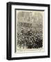 The Demonstrations in the North of Ireland, Mr Balfour Leaving the Railway-Station at Belfast-null-Framed Giclee Print