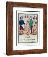 The Demotion of Vatel, Scenes from Early 19th Century Parisian Vaudeville and Opera, c.1825-35-null-Framed Giclee Print