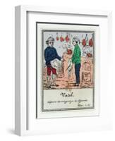 The Demotion of Vatel, Scenes from Early 19th Century Parisian Vaudeville and Opera, c.1825-35-null-Framed Giclee Print