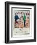 The Demotion of Vatel, Scenes from Early 19th Century Parisian Vaudeville and Opera, c.1825-35-null-Framed Giclee Print