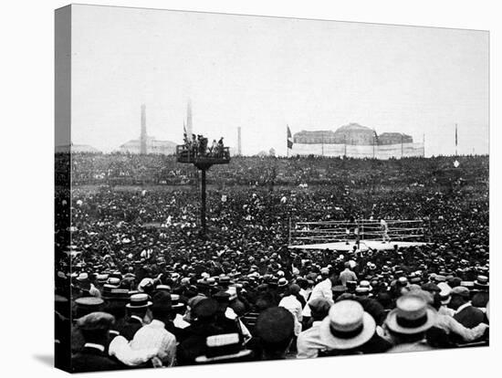 The Dempsey-Carpentier Fight, 1921-null-Stretched Canvas