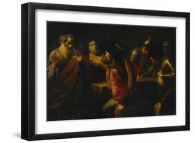 The Denial of Peter-Jean Valentin De Boulogn-Framed Giclee Print