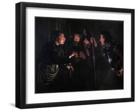 The Denial of Saint Peter, 1620s-Gerard Seghers-Framed Giclee Print