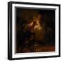 The Denial of Saint Peter, 1660-Rembrandt van Rijn-Framed Giclee Print