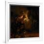 The Denial of Saint Peter, 1660-Rembrandt van Rijn-Framed Giclee Print