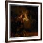 The Denial of Saint Peter, 1660-Rembrandt van Rijn-Framed Giclee Print