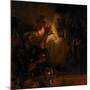 The Denial of Saint Peter, 1660-Rembrandt van Rijn-Mounted Giclee Print