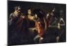 The Denial of Saint Peter, 17th Century-Valentin de Boulogne-Mounted Giclee Print