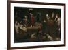 The Denial of Saint Peter, Ca 1625-Nicolas Tournier-Framed Giclee Print