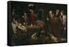The Denial of Saint Peter, Ca 1625-Nicolas Tournier-Framed Stretched Canvas