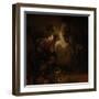 The Denial of St. Peter, 1660-Rembrandt van Rijn-Framed Giclee Print