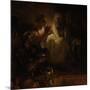 The Denial of St. Peter, 1660-Rembrandt van Rijn-Mounted Giclee Print