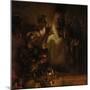 The Denial of St. Peter, 1660-Rembrandt van Rijn-Mounted Art Print