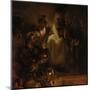 The Denial of St. Peter, 1660-Rembrandt van Rijn-Mounted Art Print