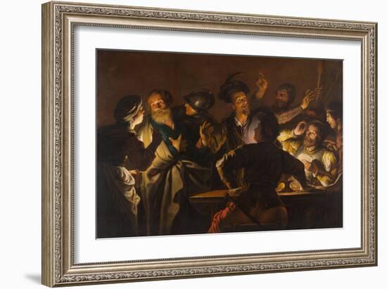 The Denial of St. Peter, c.1620-1625-Gerard Seghers-Framed Giclee Print