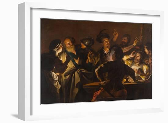 The Denial of St. Peter, c.1620-1625-Gerard Seghers-Framed Giclee Print