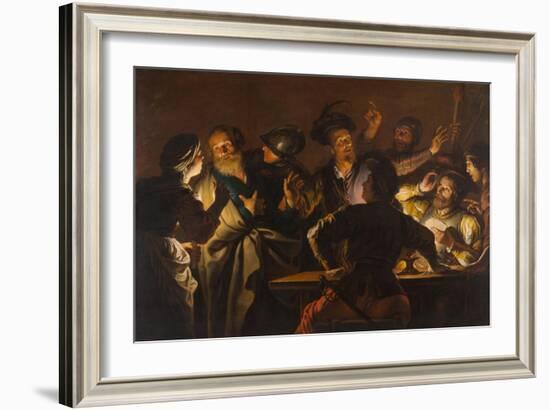 The Denial of St. Peter, c.1620-1625-Gerard Seghers-Framed Giclee Print