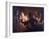 The Denial of St. Peter, C.1620-Gerrit van Honthorst-Framed Giclee Print