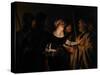 The Denial of St. Peter, C.1623-Gerrit van Honthorst-Stretched Canvas