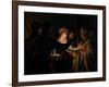 The Denial of St. Peter, C.1623-Gerrit van Honthorst-Framed Giclee Print