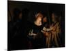 The Denial of St. Peter, C.1623-Gerrit van Honthorst-Mounted Giclee Print