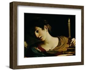 The Denial of St. Peter-Guercino-Framed Giclee Print