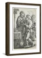 The Dentist, 1523-Lucas van Leyden-Framed Giclee Print