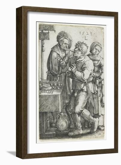 The Dentist, 1523-Lucas van Leyden-Framed Giclee Print