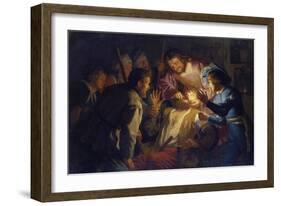 The Dentist, 1622-Gerrit van Honthorst-Framed Giclee Print